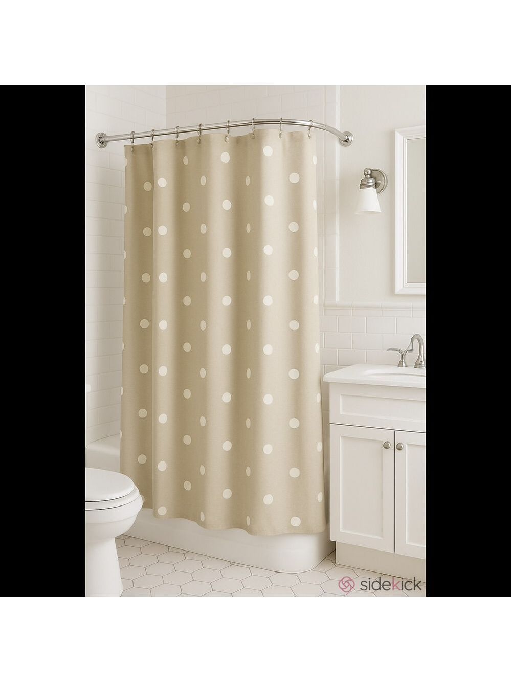 Kate spade polka dot shower curtain